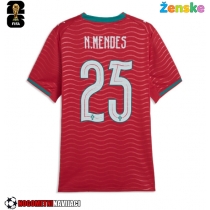 Ženske Nogometnih dresov Portugalska Nuno Mendes #25 Domači SP 2026 Kratki rokavi